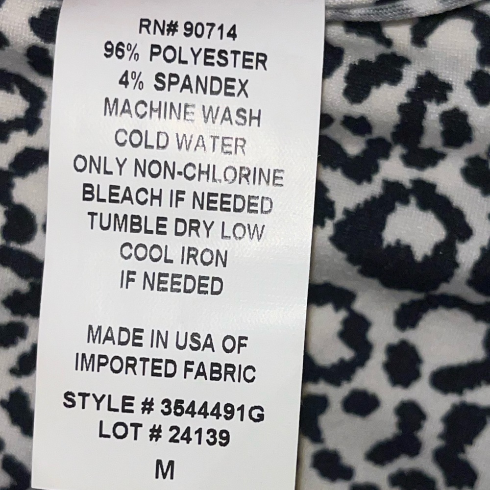 COCO BIANCO Animal, Print Bell, Sleeve, Top Size‎ M - Picture 10 of 13